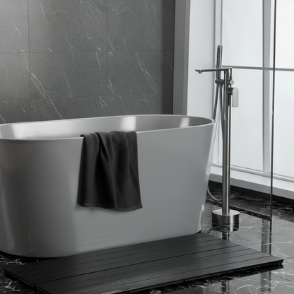 Vrijstaande badkraan Emilia - Gunmetal grey - 88 × 22 × 16 cm