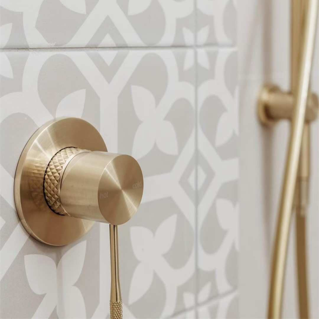 Inbouw mengkraan - Valencia – 80MM - 1-Gats - Brushed gold