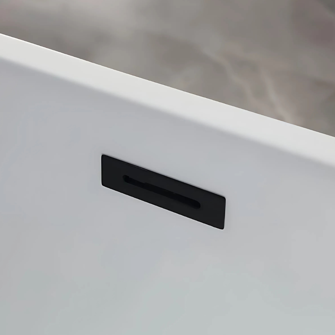 Vrijstaand Massagebad – Santorini – Glans Wit – 170x80x58 cm