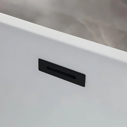 Vrijstaand Massagebad – Santorini – Glans Wit – 170x80x58 cm