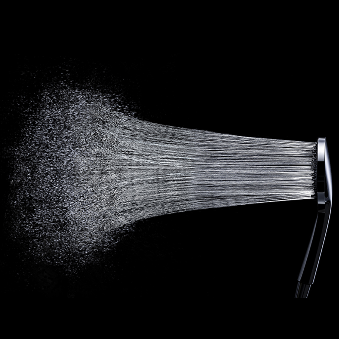 Handdouche met glijstang - Valencia – Air shower - Brushed nickel