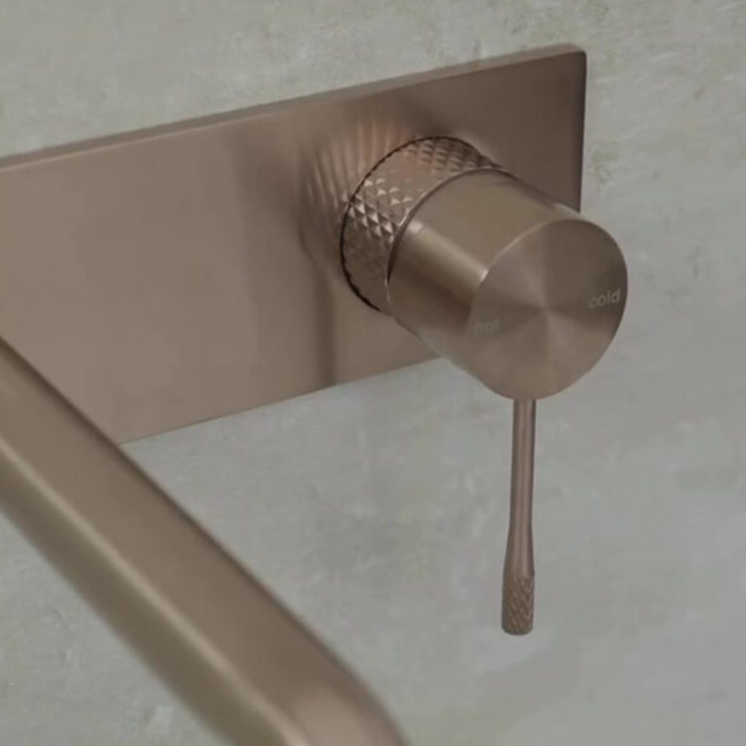 Inbouw wastafelkraan Valencia – Brushed bronze