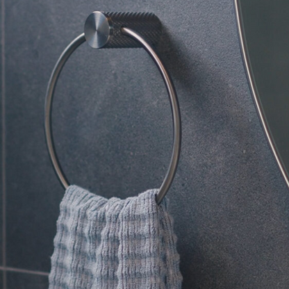 Handdoekring Valencia - Brushed gold