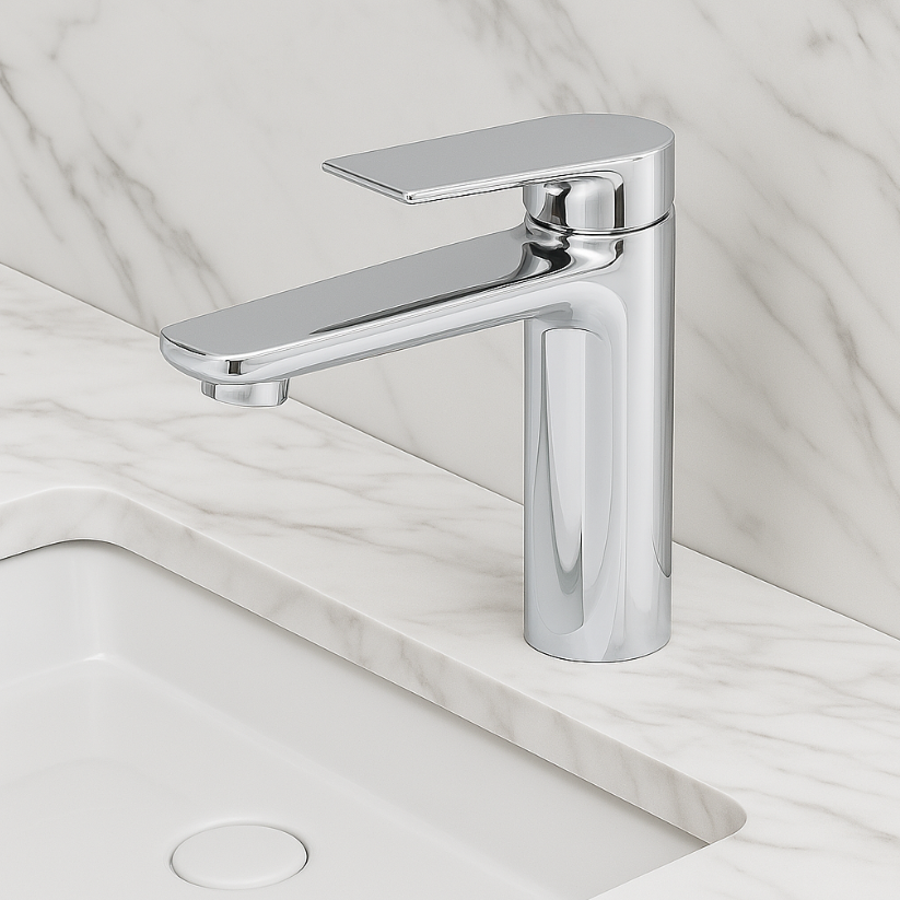 Diego Opbouw Wastafelkraan — Chroom