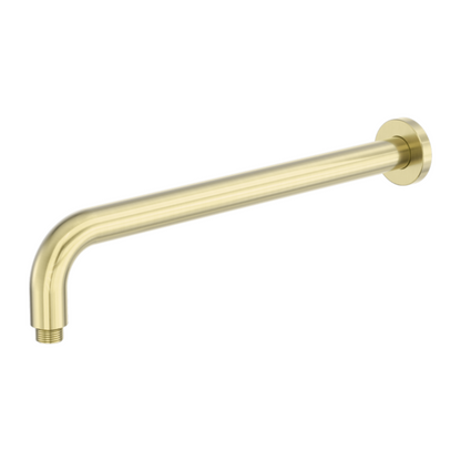 Gebogen Wandarm Capri – Brushed gold – 400 mm
