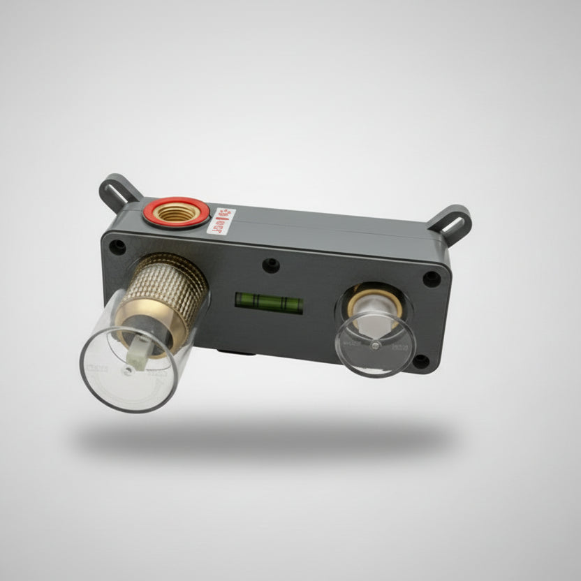 Angelica Inbouw Wastafelkraan Systeem — Geborsteld Goud