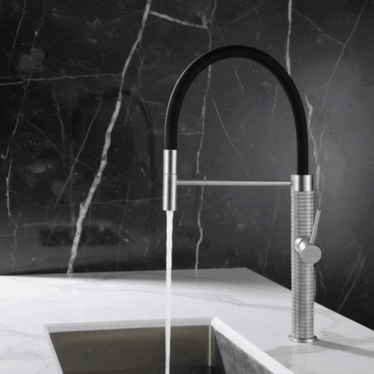 Semi-professionele Keukenkraan Angelica – Uittrekbare Uitloop – Chroom- 52.9 × 24.9 × 5.5 cm