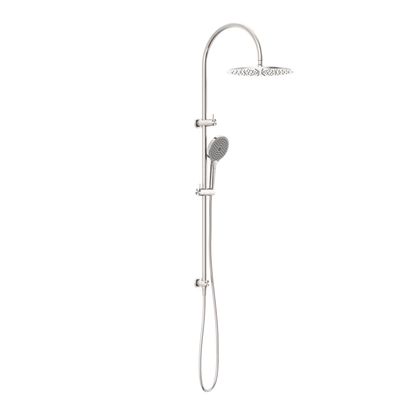 Regendoucheset Valencia – Brushed Nickel - Air shower II - Met inbouwmengkraan