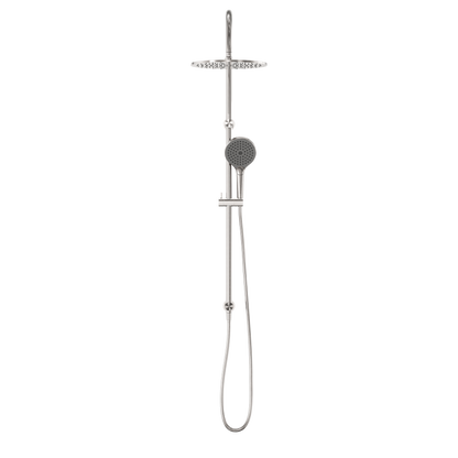 Regendoucheset Valencia – Brushed Nickel - Air shower II - Met inbouwmengkraan