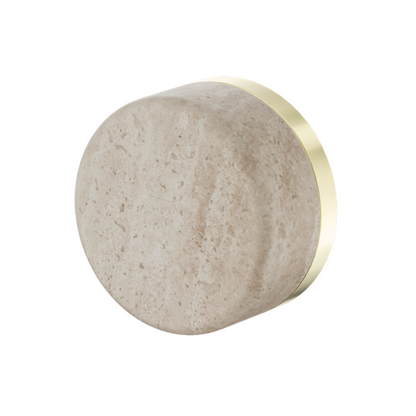 Inbouw mengkraan – Sorrento – Rome Travertine – Brushed gold