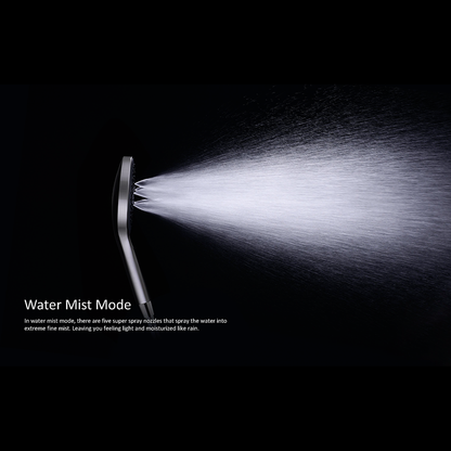 Regendoucheset Valencia – Brushed Nickel - Air shower II - Met inbouwmengkraan