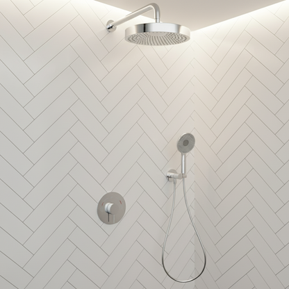 Inbouw Regendoucheset Amalia - Chroom - Incl. inbouwdeel