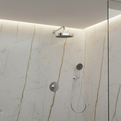 Inbouw Regendoucheset Amalia - Chroom - Incl. inbouwdeel