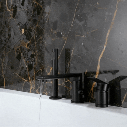 Opbouw badkraan Vero – Mat zwart - 21,6 × 24 × 19,5 cm