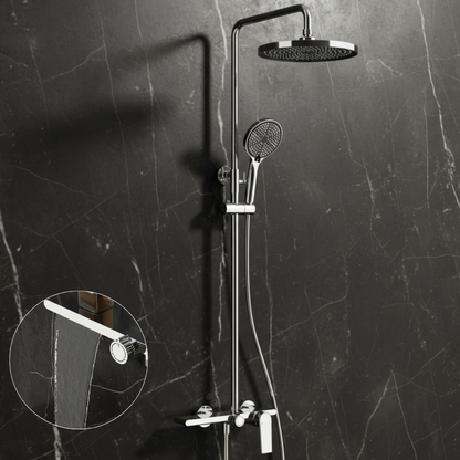 Cynthia Système de douche apparent — Chrome