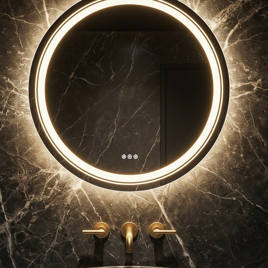 Miroir de salle de bain LED Siena — 80 cm