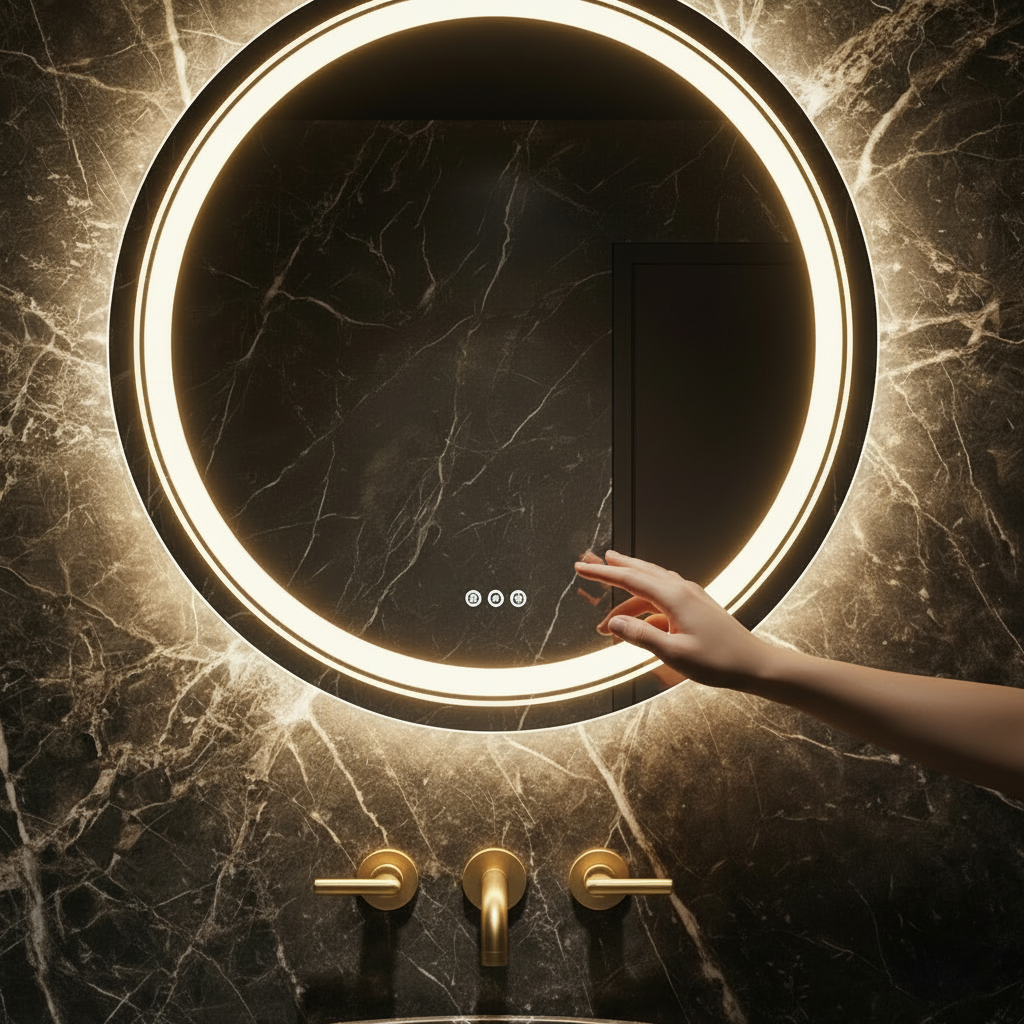 Miroir de salle de bain LED Siena — 80 cm
