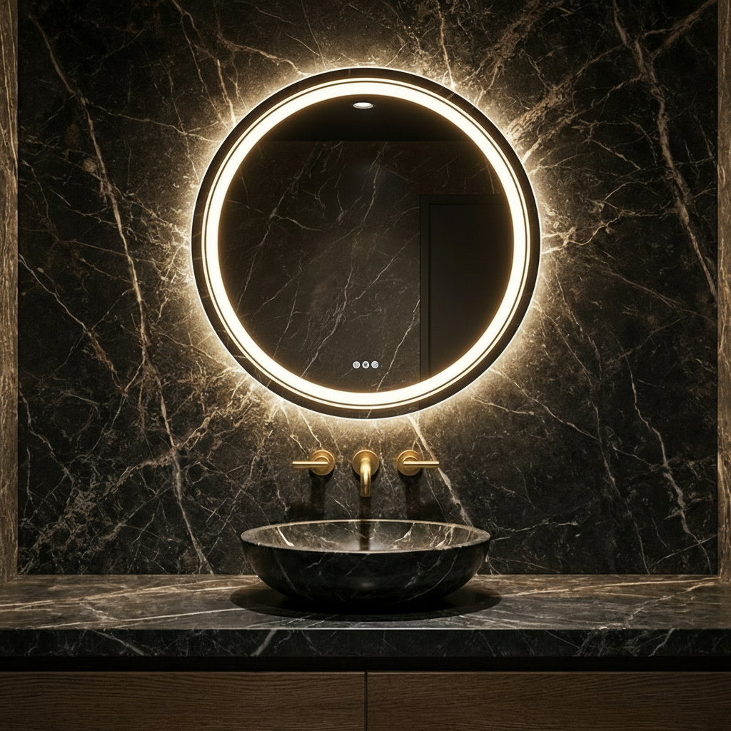 Miroir de salle de bain LED Siena — 80 cm