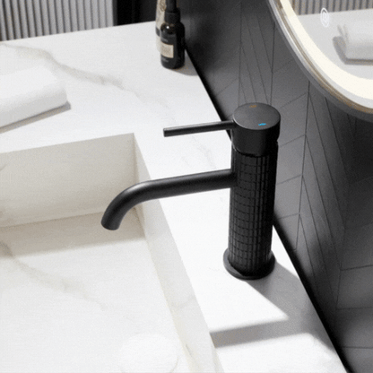 Opbouw wastafelkraan Angelica - Mat zwart - 15.9 × 12.2 × 5.5 cm