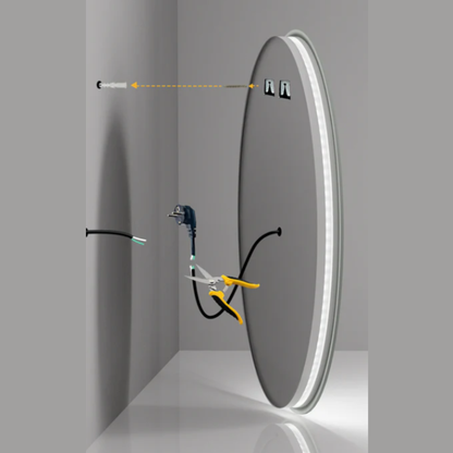 Miroir de salle de bain LED Siena — 80 cm