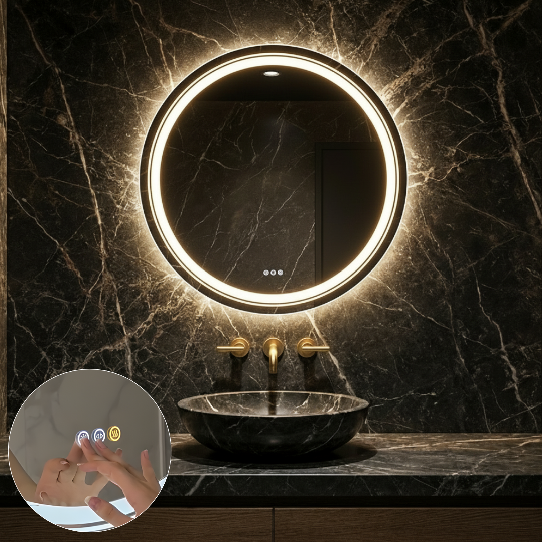 Miroir de salle de bain LED Siena — 80 cm