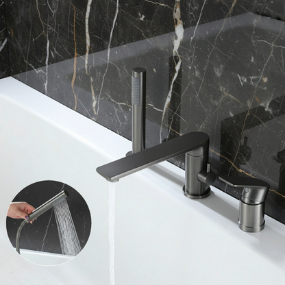 Vero Opbouw Badkraan Systeem — Gunmetal Grey